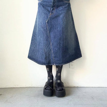 French Bull ジニアオーバーニーソックス　チャコールグレー