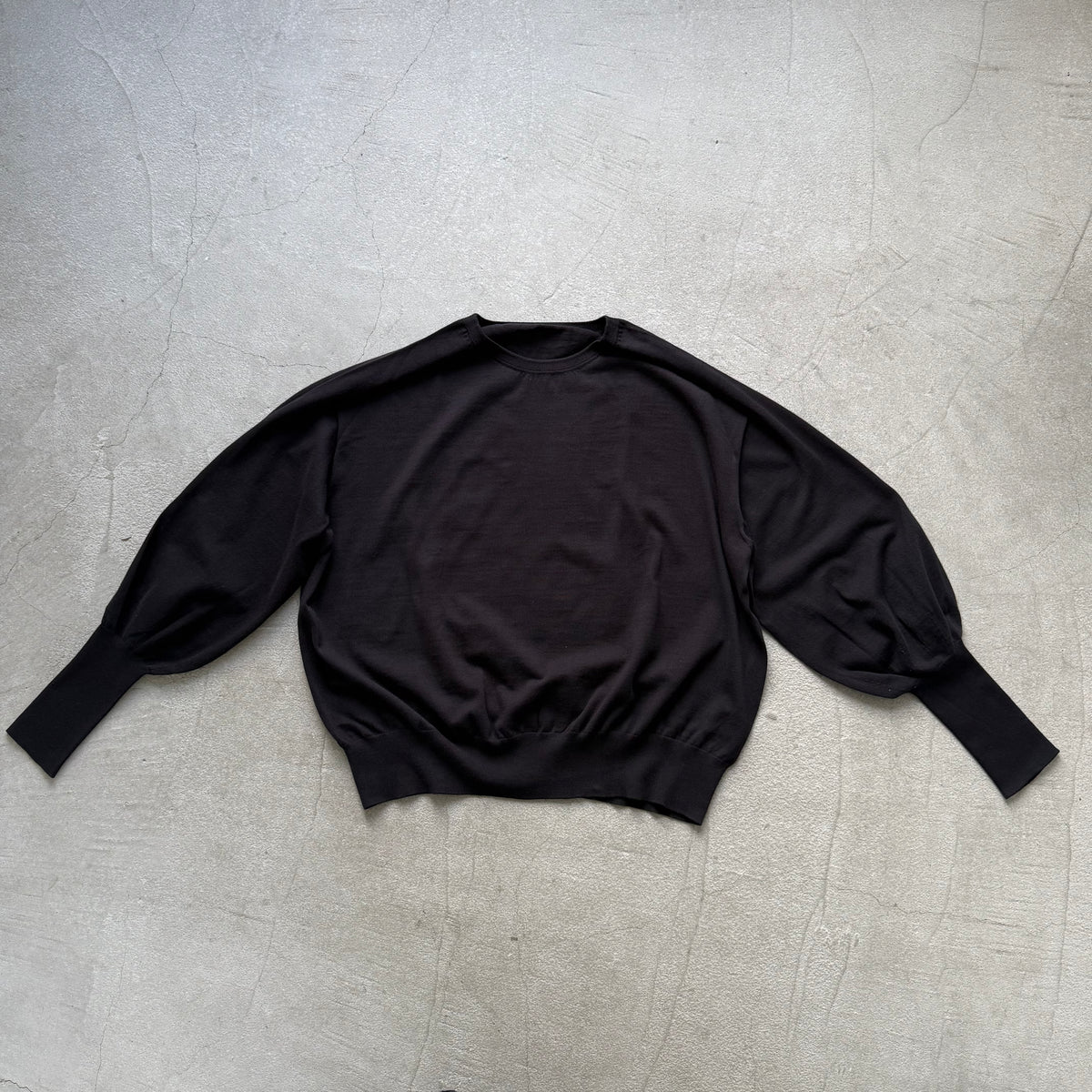 🔴再生産11日入荷分予約受付中🔴as it is   バルーンスリーブニット