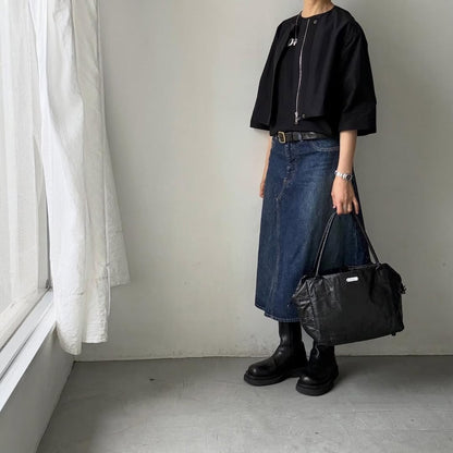 R&D.M.Co タフタワイドスリーブジャケット