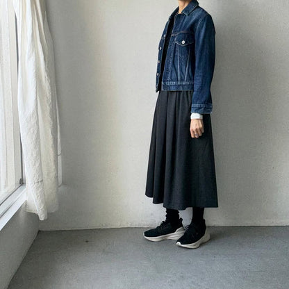 Linenya  ウールタックスカート