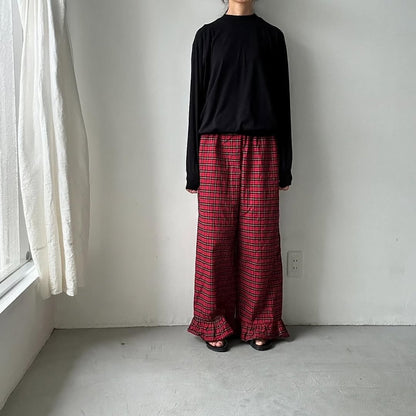 homspun 天竺ハイネックプルオーバー　ブラック