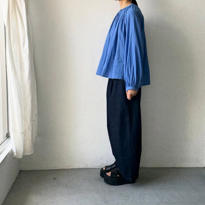 atelier naruse  コットンギャザーブラウス