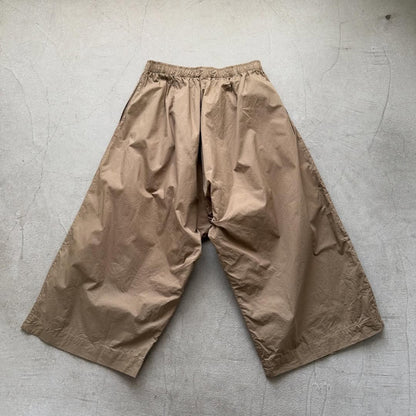 jujudhau  デッドストックコットンワイドパンツ　カーキ