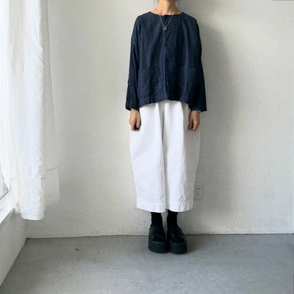 jujudhau デッドストックデニムダブルボタンシャツ