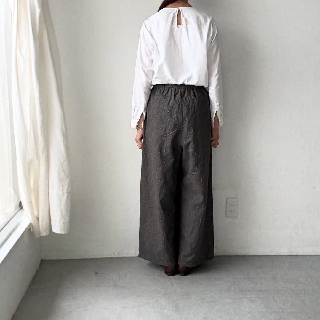 kijinokanosei  フラクタルワイドパンツ
