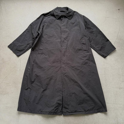 R&D.M.Co ガーメントダイステンカラーコート　ブラック