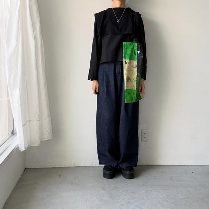 R&D.M.Co  モザイクグラフィティトートバッグ　グリーン