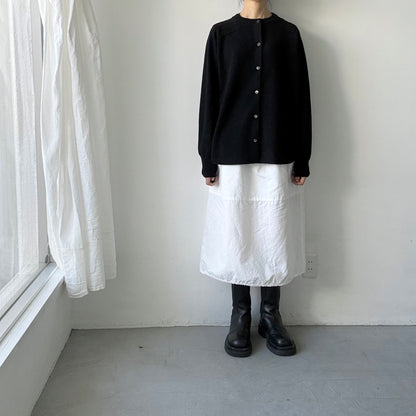 homspun ラムカーディガン　ブラック