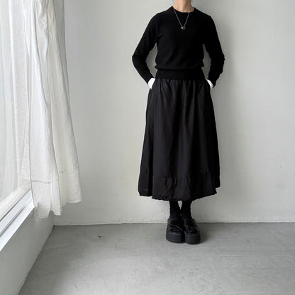R&D.M.Co 　シルクサテンドッキングバルーンスカート