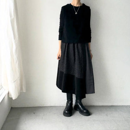 MAGALI  ピンドットツイードヴィンテージスカート