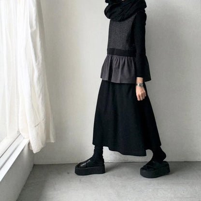 MAGALI  ピンドットツイードヴィンテージジレ