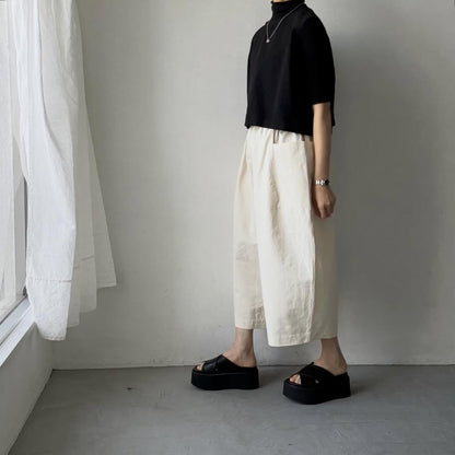 atelier d'antan Perriereコットンワイドパンツ