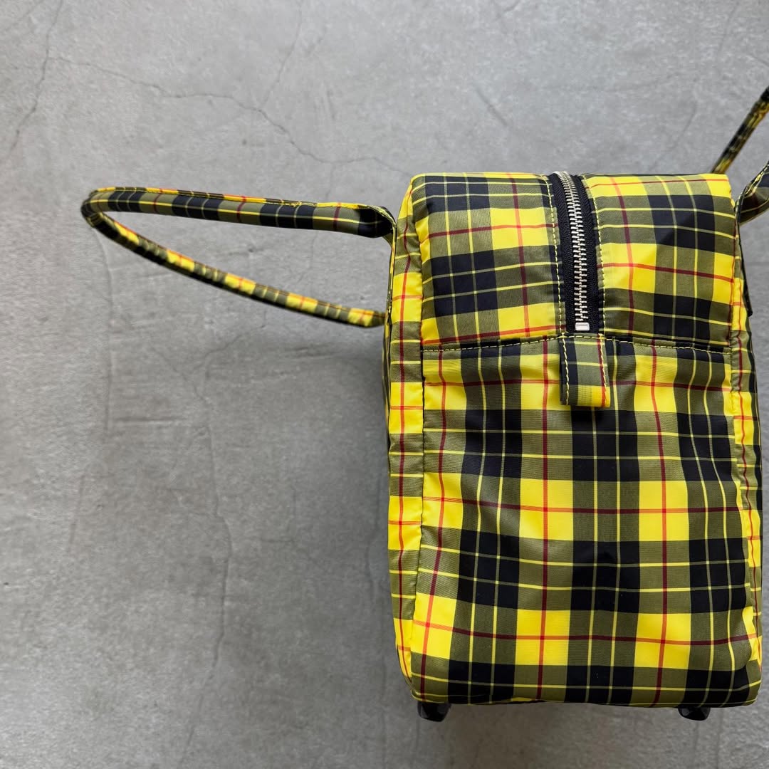 R&D.M.Co タータンチェックグロッサリーボストンバッグ　ルイス