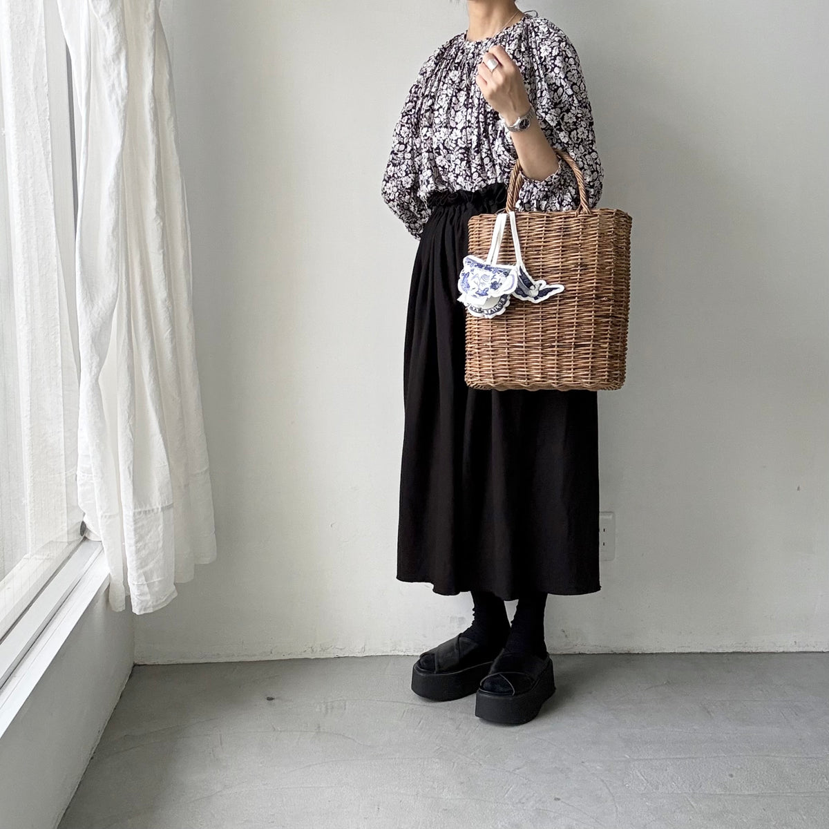 R&D.M.Co  BLUE WILLOW  ファブリックチャーム