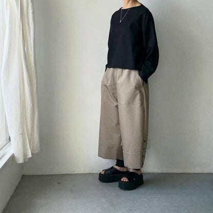 TENNE HANDCRAFTED MODERN オーバーオールパンツ　カーキ
