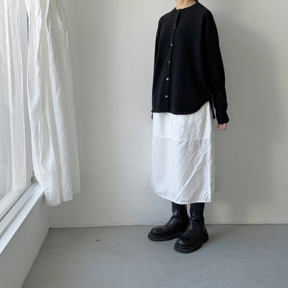 homspun ラムカーディガン　ブラック