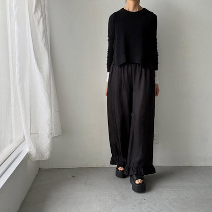 ayanoguchiaya　キュプラフリルパンツ