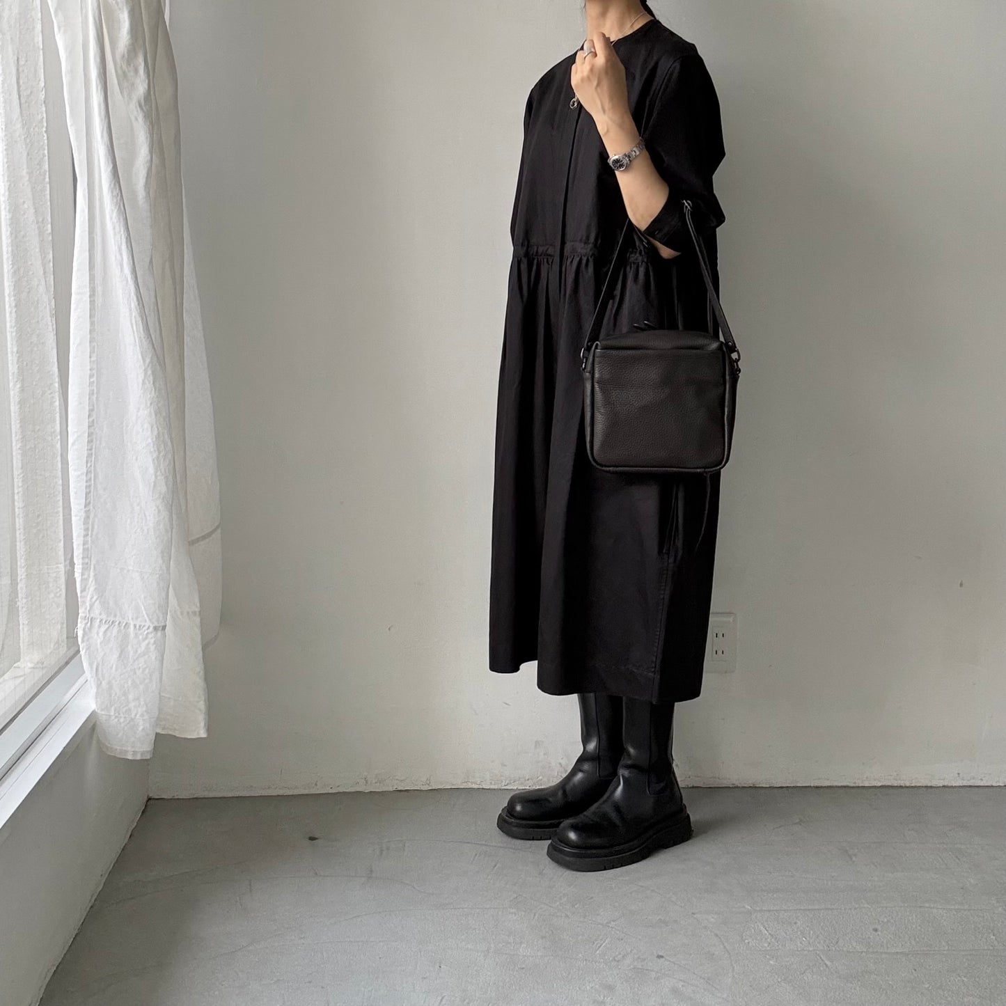 STYLE CRAFT   スクエアショルダー&ワンハンドルバッグ