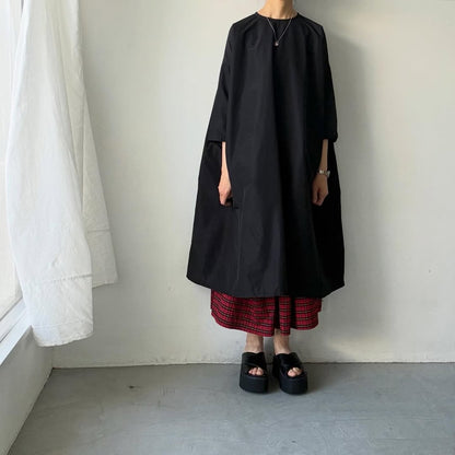 R&D.M.Co  タフタプルオーバードレス