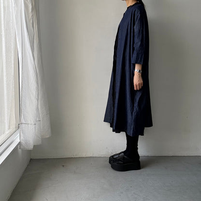 jujudhau  デニム台形ドレス