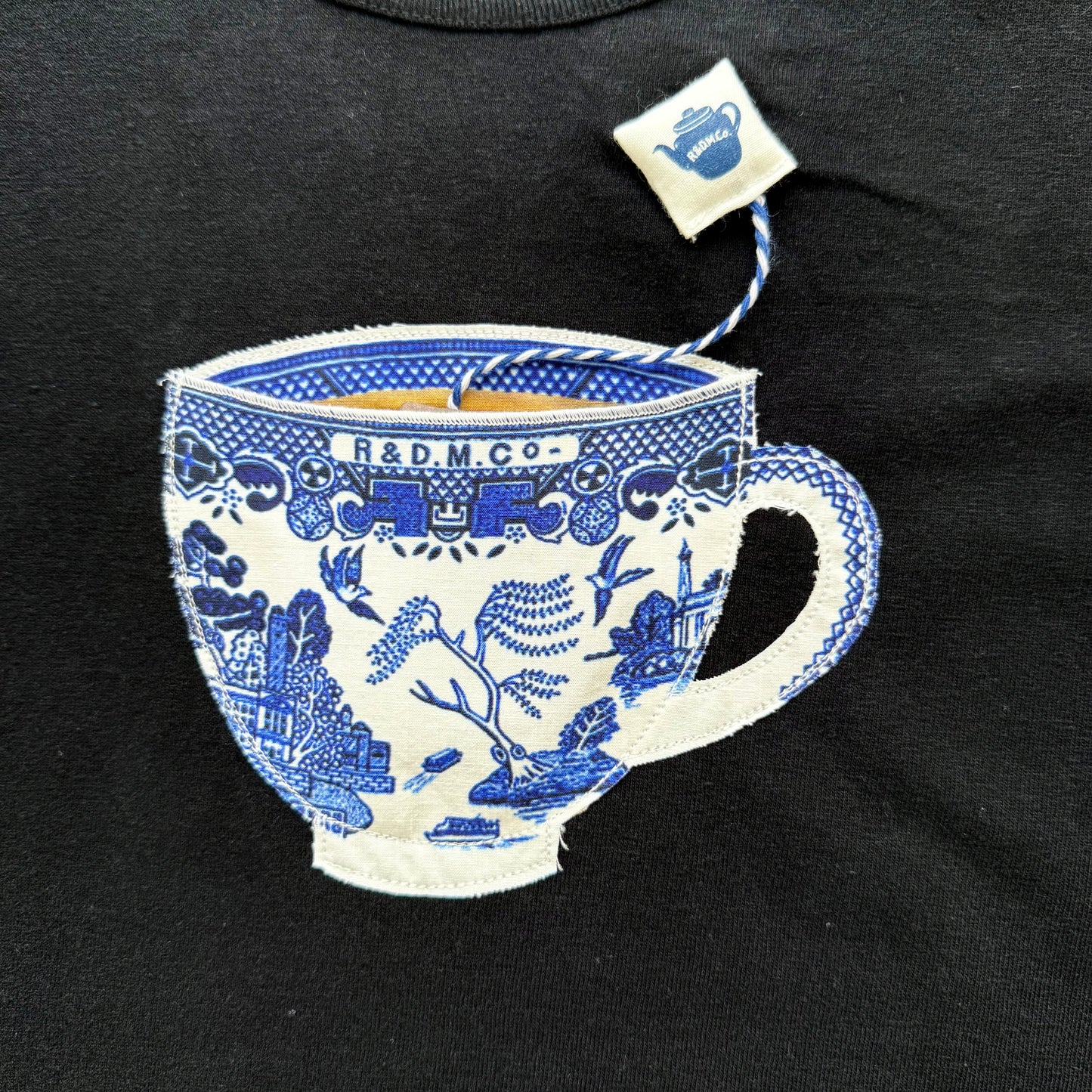 R&D.M.Co   BLUE WILLOWミルクティーTシャツ