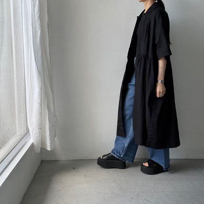 jujudhau  ハーフスリーブドレス