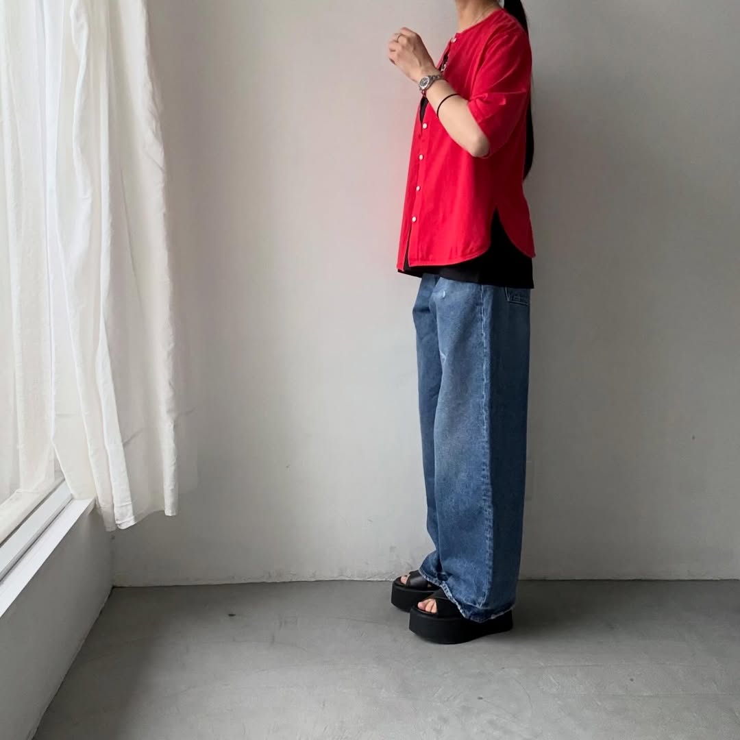 homspun  無地ノースリーブプルオーバー