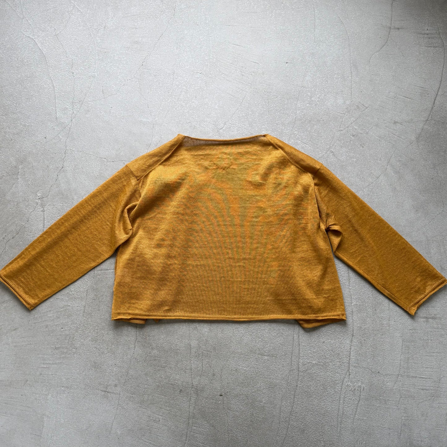 atelier d'antan  Paulet リネンニットカーディガン　マスタード