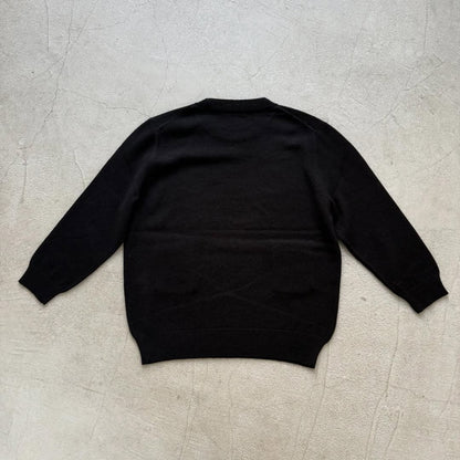 R&D.M.Co  ウールカシミアポケットプルオーバー　ブラック