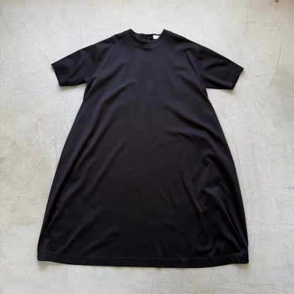 atelier naruse  コットンカットソーコクーンワンピース　ブラック
