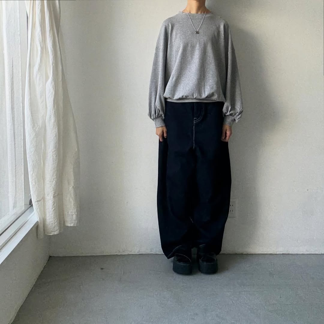 Linenya  バルーンスリーブカットソー