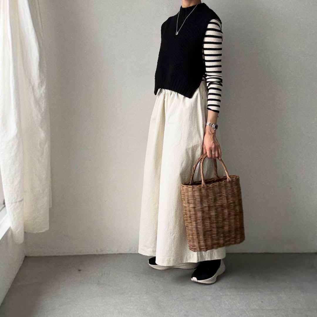 dui jujudhau  ワイドワイドパンツ　チノナチュラル