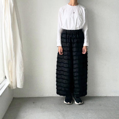 kijinokanosei  鳥の子ワイドパンツ