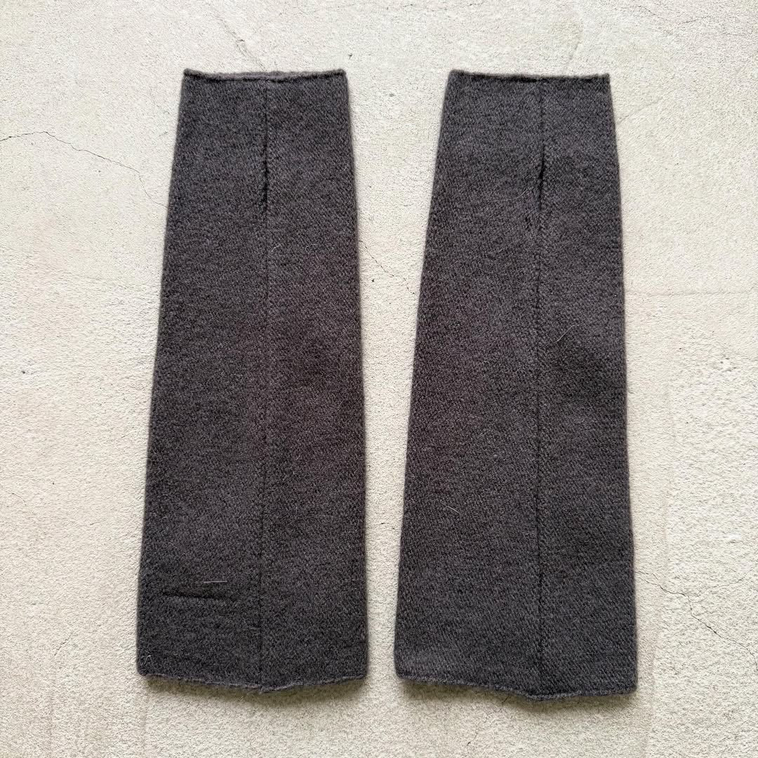 Kopka ウールアームウォーマー　ダークグレー