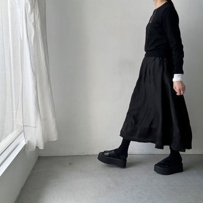 R&D.M.Co 　シルクサテンドッキングバルーンスカート