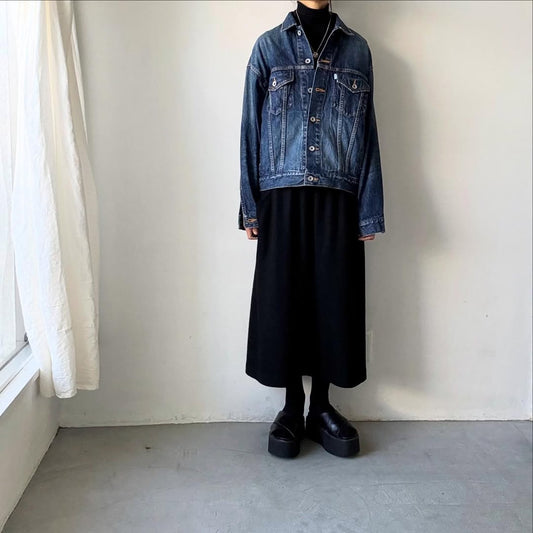 R&D.M.Co  デニムオーバーサイズトラッカージャケット