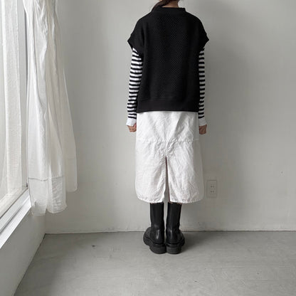 🟡週明け入荷分予約受付中🟡Linenya  ハニカムベスト
