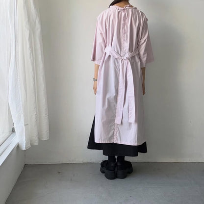 ayanoguchiaya　フリップロングシャツドレス　ローズ
