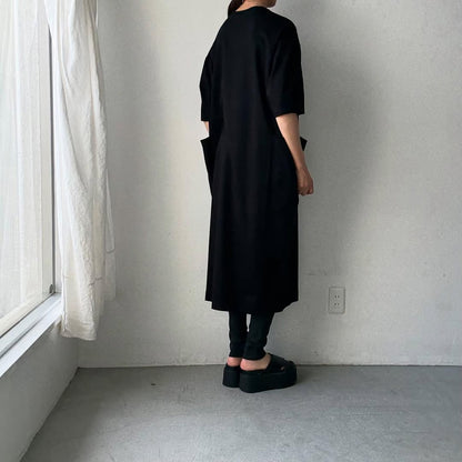 atelier naruse  コットンポンチボックスワンピース