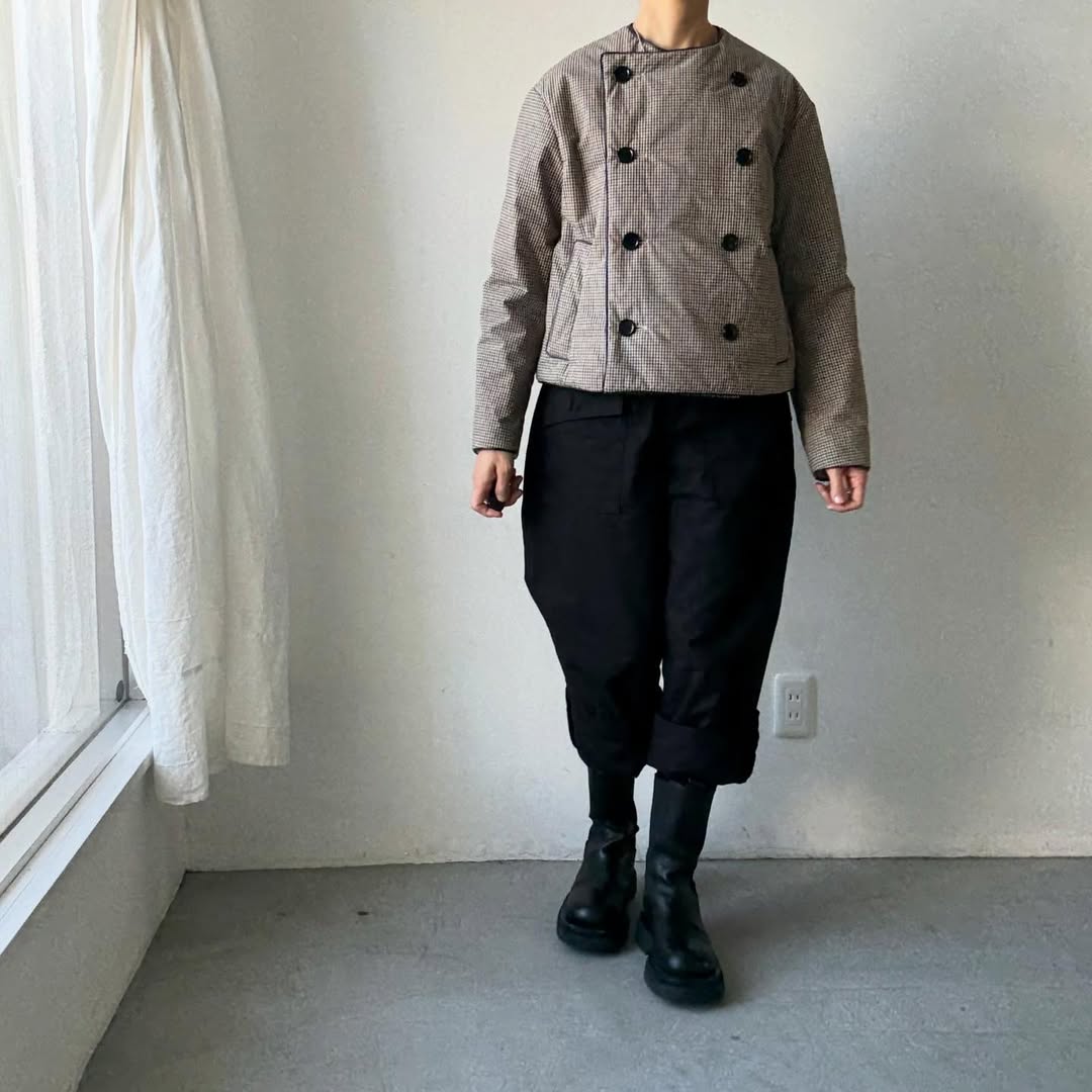 R&D.M.Co  ガンクラブトリミングパフジャケット