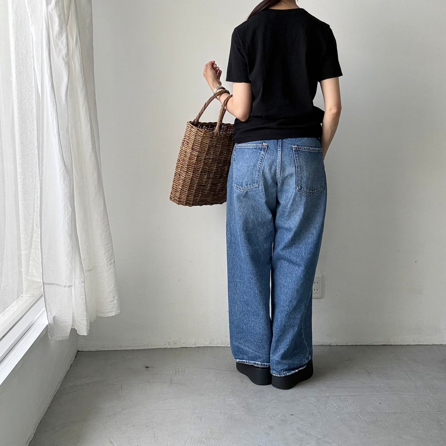R&D.M.Co   BLUE WILLOWミルクティーTシャツ