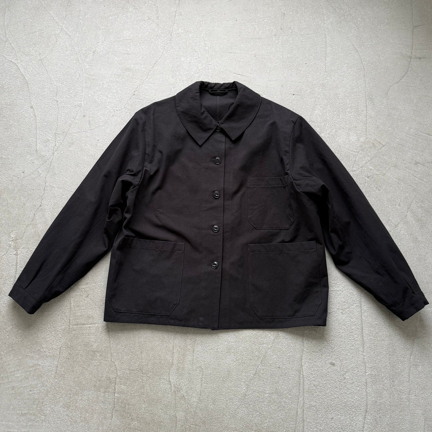 atelier d'antan Kantor コットンジャケット　ブラック