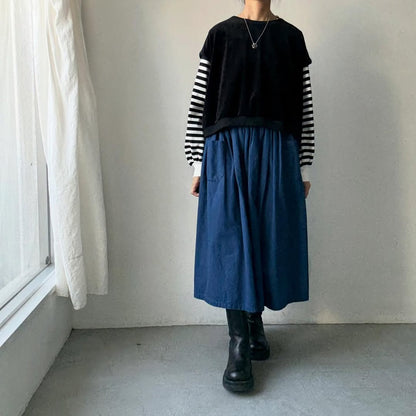 Linenya  ベロアベスト