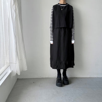 R&D.M.Co 　シルクサテンドッキングバルーンスカート