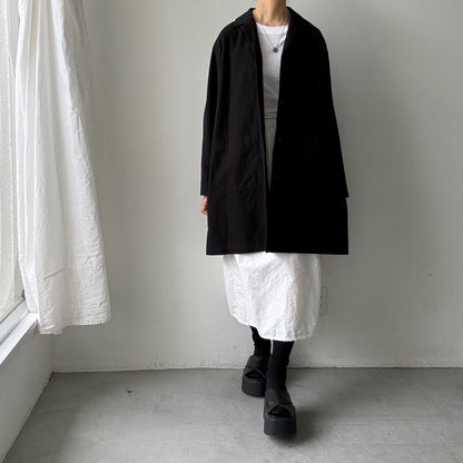 atelier d'antan Godardコットンコート　ブラック