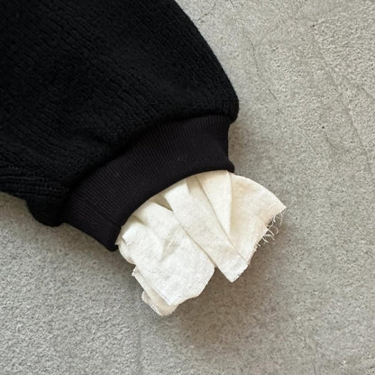 MAGALI クォーターニットフリルプルオーバー