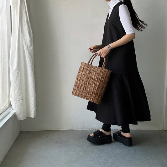 TENNE HANDCRAFTED MODERN ノースリーブマーメイドドレス