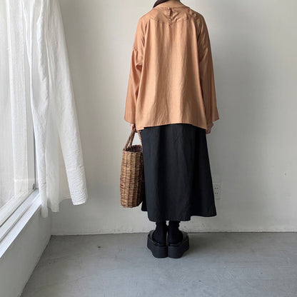 kijinokanosei  ひなぎくビッグプルオーバー　ベージュ×ベージュ