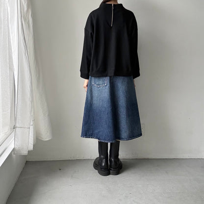 R&D.M.Co  ミドルスムースポケットプルオーバー