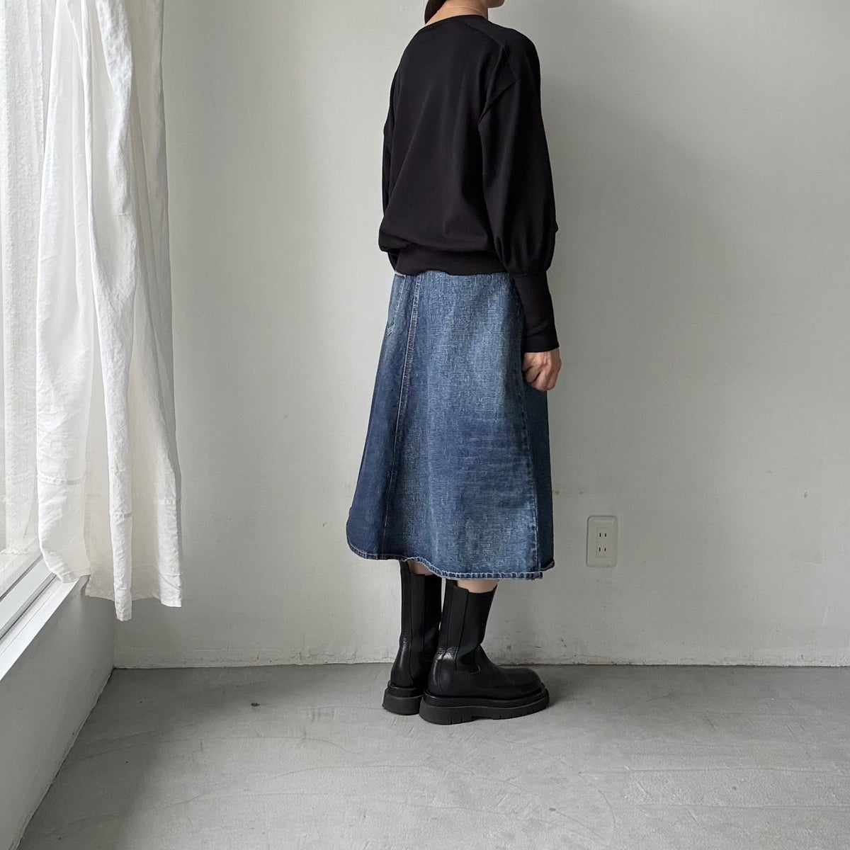 🔴再生産11日入荷分予約受付中🔴as it is   バルーンスリーブニット